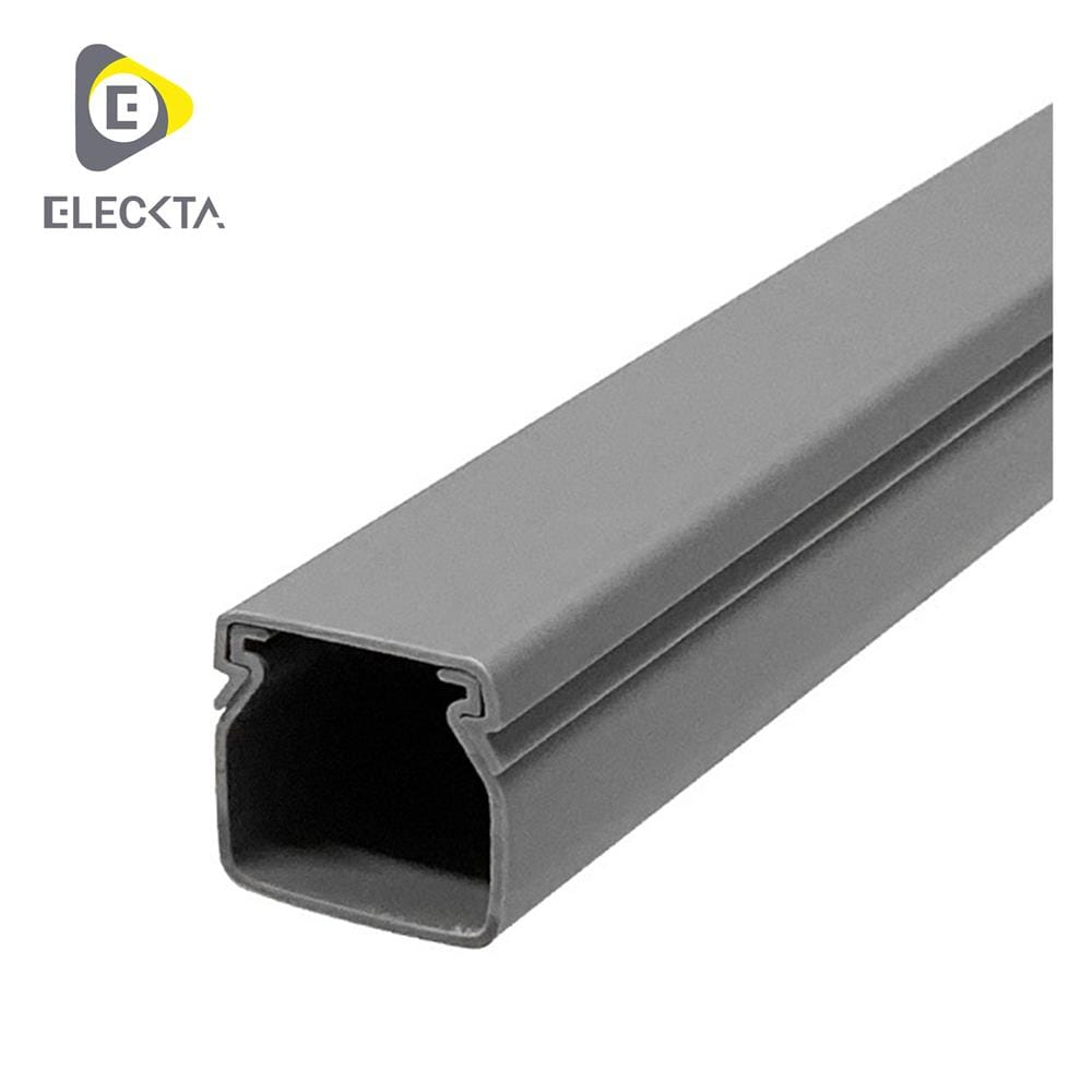 รางเก็บสายไฟวายเวย์ PVC ELECKTA 30X30 มม. 2 เมตร สีเทา