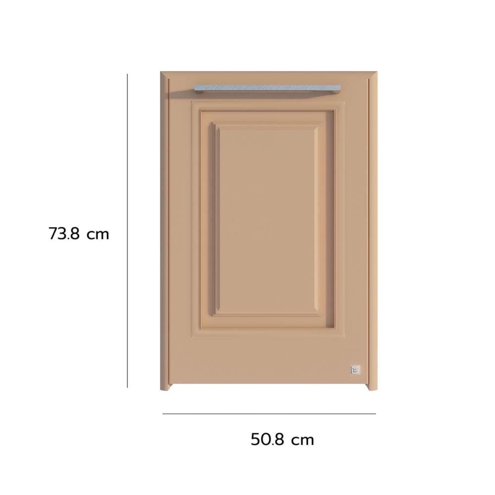 บานถังแก๊ส KING PLAT-PEARL 50.8x73.8 ซม. สี SAND