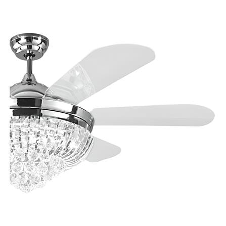 พัดลมโคมไฟ CARINI LED UFO-04-TSV 56 นิ้ว สีขาว/เงิน_1