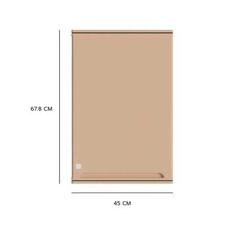 ตู้แขวนเดี่ยว KING PLAT-CURVE 45x67.8 ซม. สี SAND_3