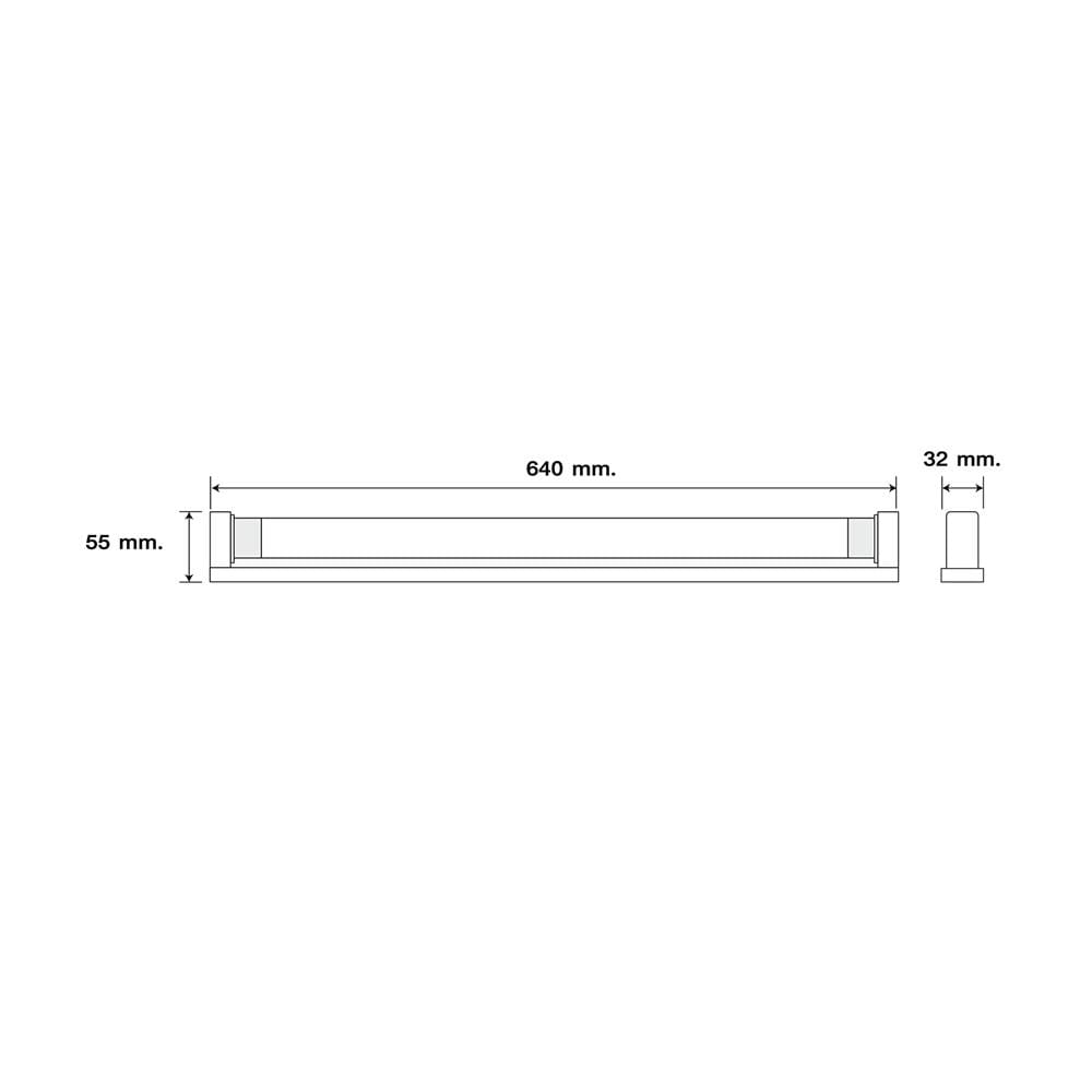 ชุดรางนีออน LED HI-TEK T8 HFILTS009D ECODE 9 วัตต์ DAYLIGHT