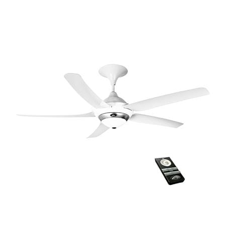 พัดลมไม่มีโคมไฟ CARINI DEKA-R28-WH 56 นิ้ว สีขาว/เงิน_0