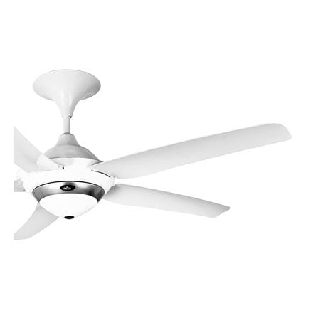 พัดลมไม่มีโคมไฟ CARINI DEKA-R28-WH 56 นิ้ว สีขาว/เงิน_1