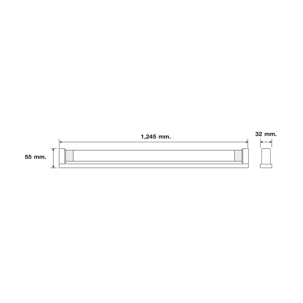 ชุดรางนีออน LED HI-TEK T8 HFILTS018D ECODE 18 วัตต์ DAYLIGHT
