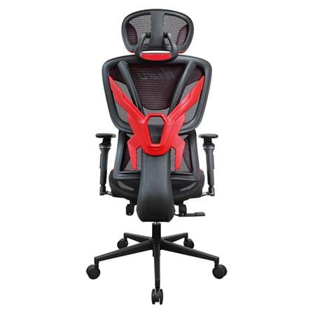 เก้าอี้สุขภาพ SURE HAIKU PL-45GM สีดำ/แดง_3