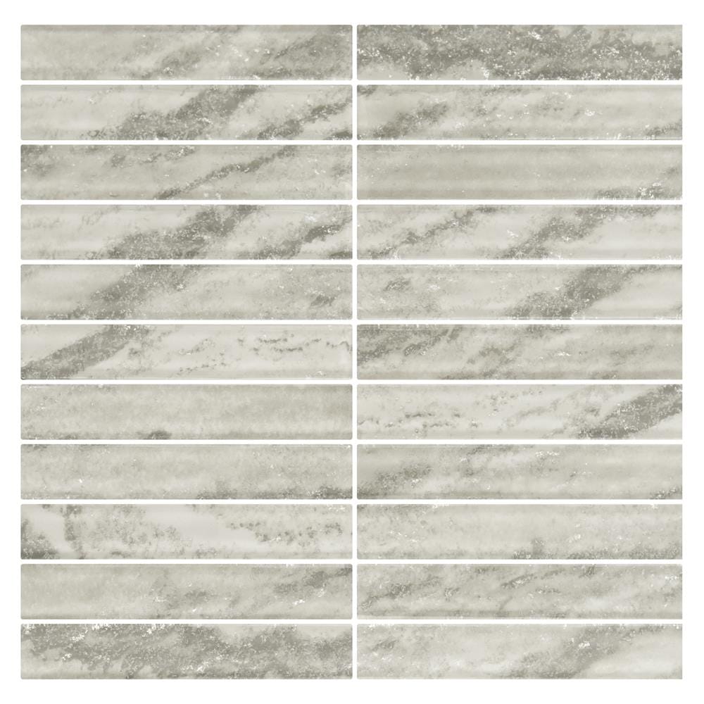 โมเสคแก้ว 30x30 ซม. TARA ATLAS WHITE