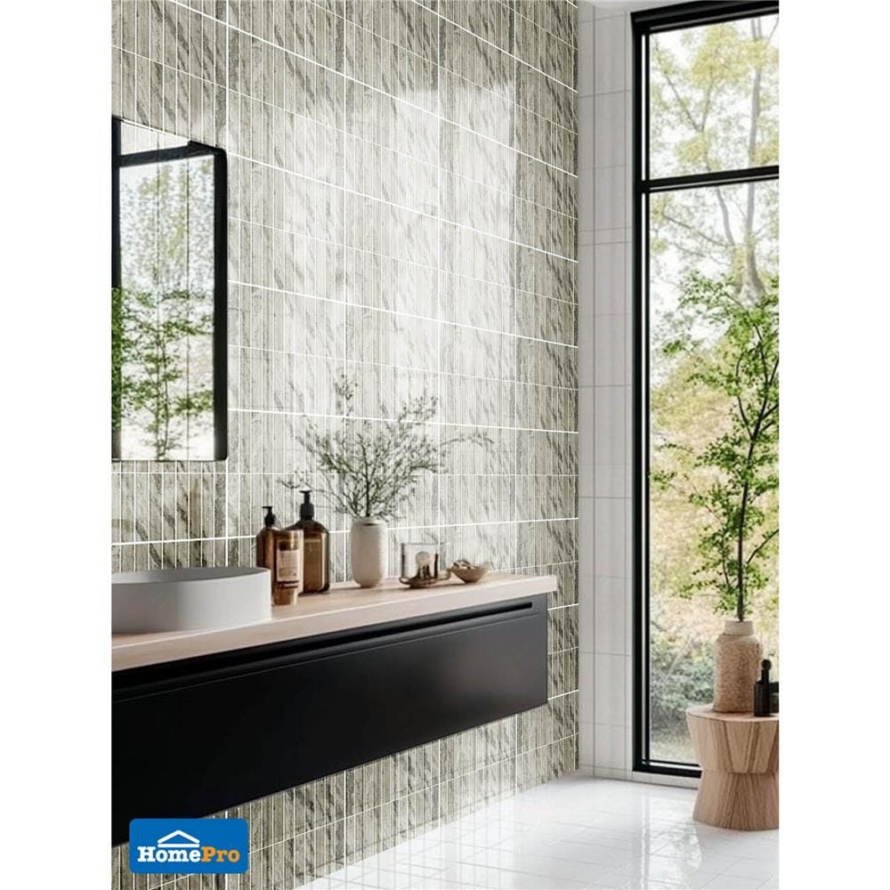 โมเสคแก้ว 30x30 ซม. TARA ATLAS WHITE