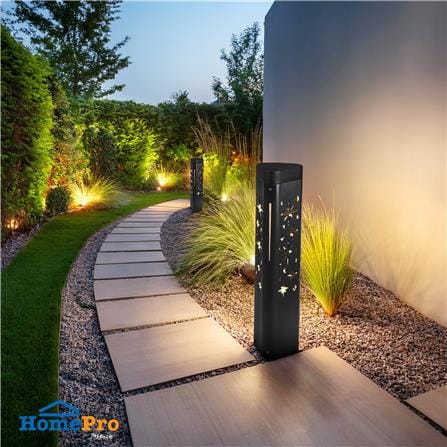 ไฟทางเดิน LED CARINI HK-Y2025 60CM 10 วัตต์ WARM WHITE สีดำ_3