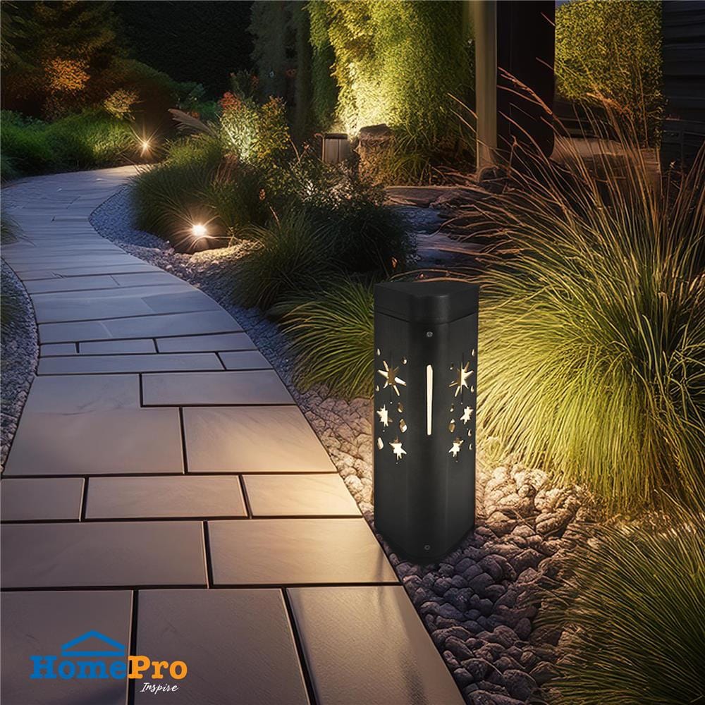 ไฟทางเดิน LED CARINI HK-K2027 40CM 10 วัตต์ WARM WHITE สีดำ