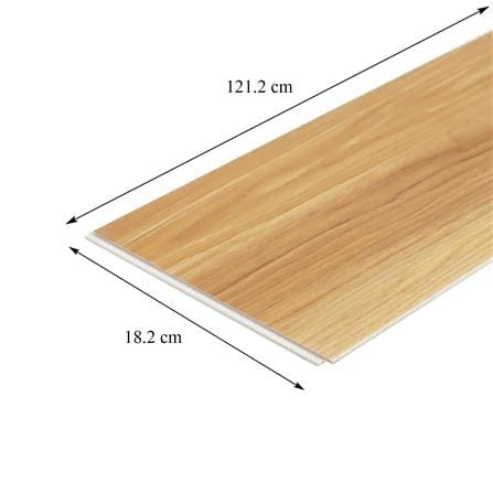 พื้น SPC CROBERN 4 มม. 2.65 ตร.ม. สี WARM HICKORY แพ็ก 12 ชิ้น_4