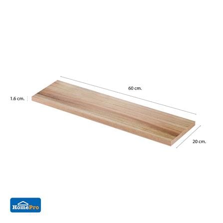 แผ่นชั้นไม้เมลามีน STACKO 60x20x1.6 ซม. สีไลท์โรมา_4