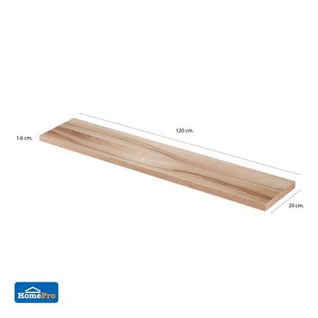 แผ่นชั้นไม้เมลามีน STACKO 120x20x1.6 ซม. สีไลท์โรมา_4