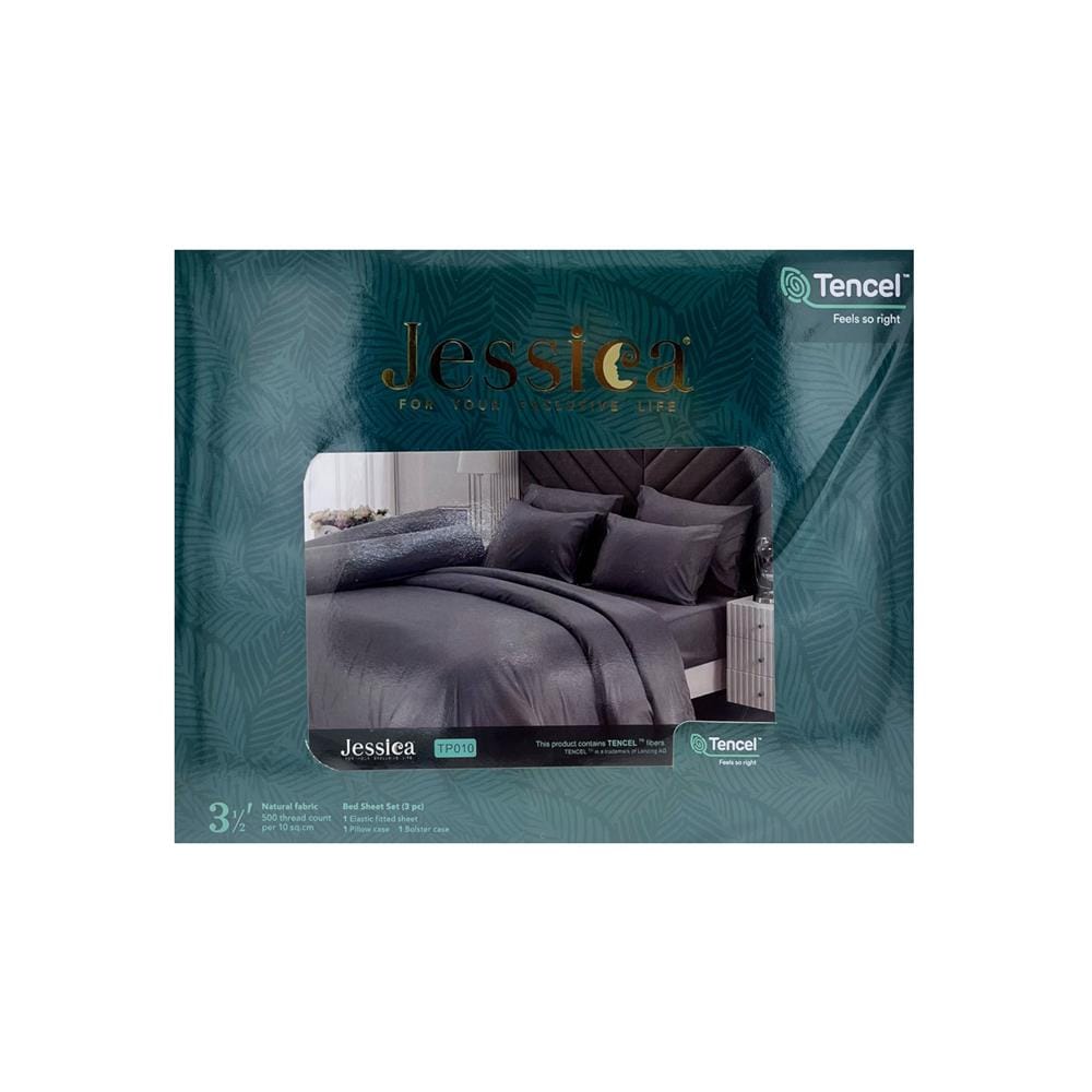 ชุดผ้าปูที่นอน 3.5 ฟุต 3 ชิ้น JESSICA TENCEL SOLID 21071-TP010
