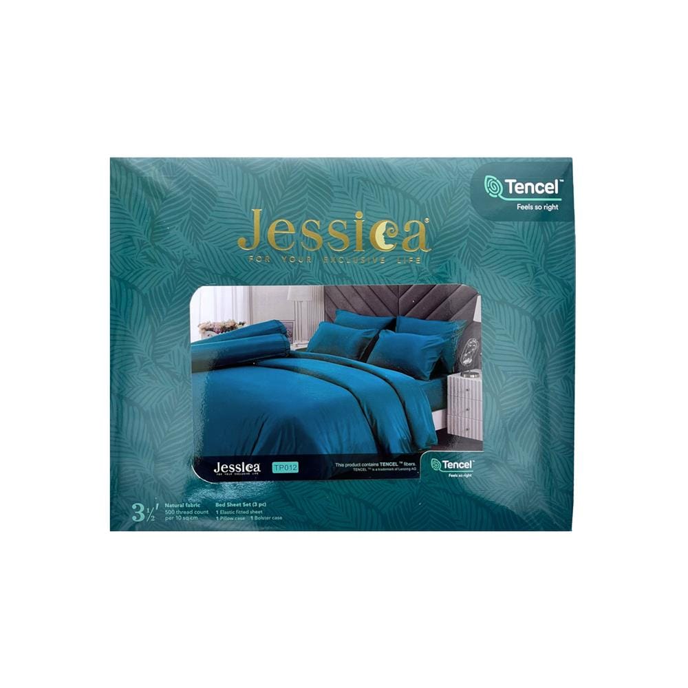 ชุดผ้าปูที่นอน 3.5 ฟุต 3 ชิ้น JESSICA TENCEL SOLID 21071-TP012