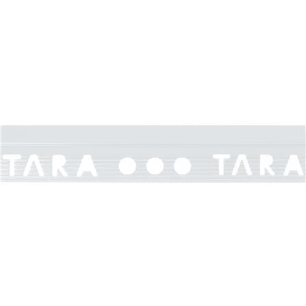 คิ้วอะลูมิเนียมแบบเหลี่ยม TARA 9 มม. 2 ม. สีขาวด้าน_2