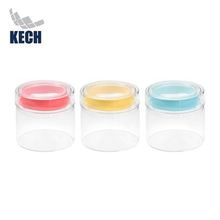 ชุดขวดโหลแก้ว ฝาดึง KECH MILK 0.5 ลิตร แพ็ก 3 ชิ้น หลากสี_1