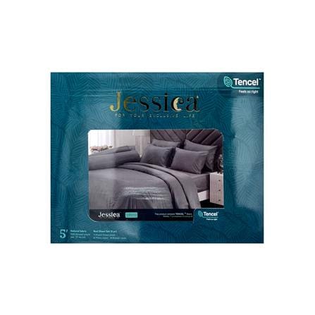 ชุดผ้าปูที่นอน 5 ฟุต 5 ชิ้น JESSICA TENCEL SOLID 21070-TP010_3