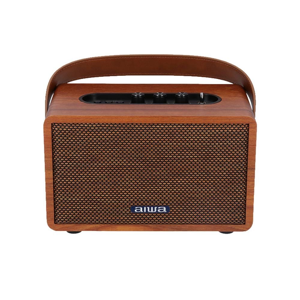 ลำโพงบลูทูธ AIWA RETRO MI-X100 II สีน้ำตาล