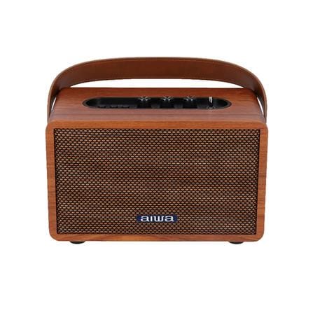 ลำโพงบลูทูธ AIWA RETRO MI-X100 II สีน้ำตาล_1