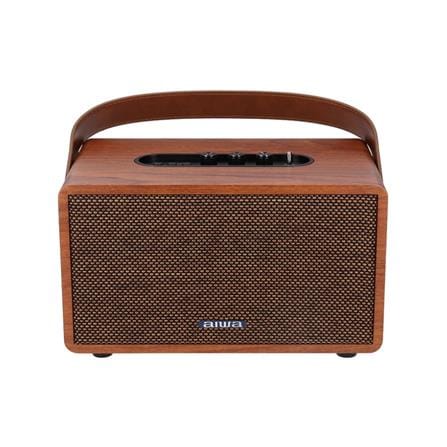 ลำโพงบลูทูธ AIWA RETRO PLUS MI-X150 II สีน้ำตาล_1