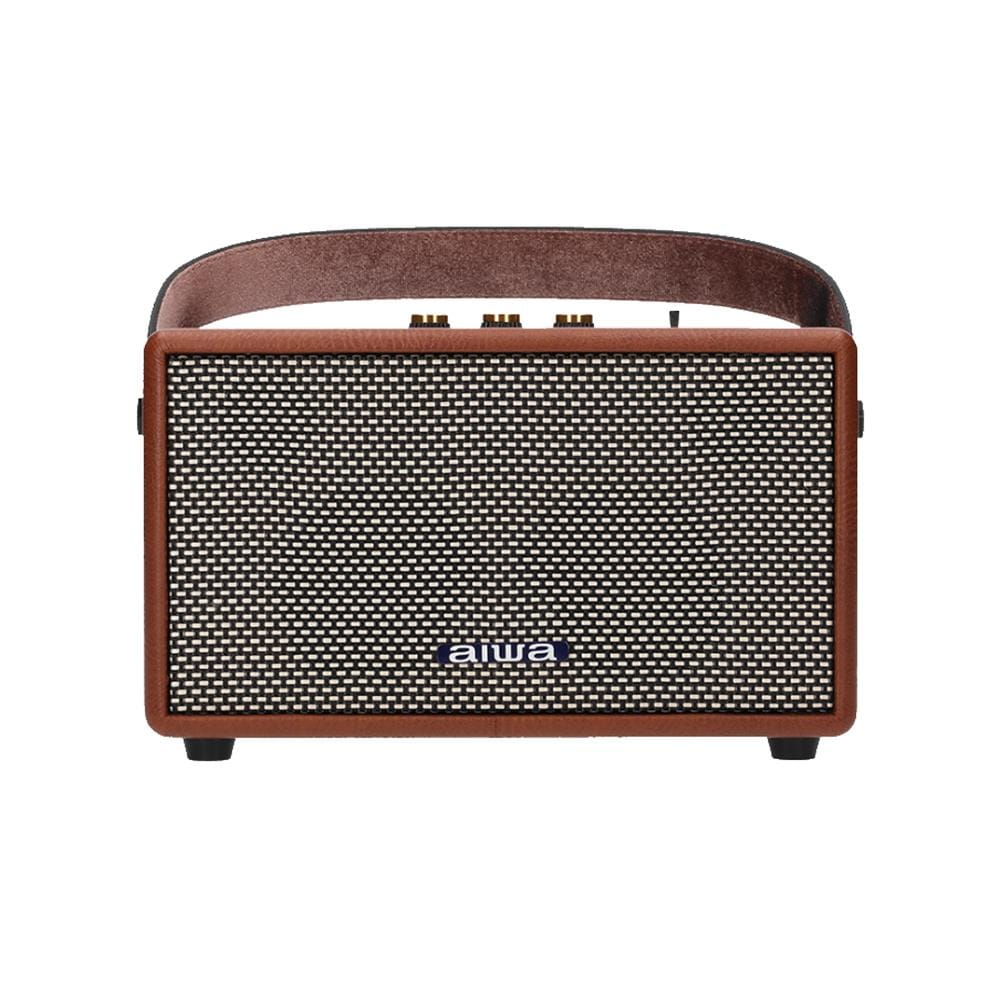 ลำโพงบลูทูธ AIWA RETRO ELITE PLUS RS-X88 สีน้ำตาล