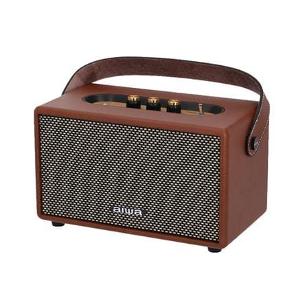 ลำโพงบลูทูธ AIWA RETRO ELITE PLUS RS-X88 สีน้ำตาล_0