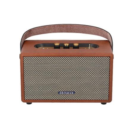 ลำโพงบลูทูธ AIWA RETRO ELITE PLUS RS-X88 สีน้ำตาล_1