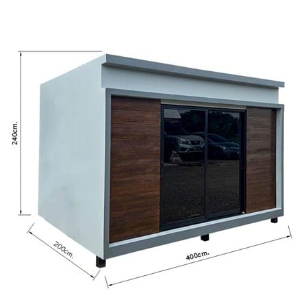 บ้านหมา บ้านแมว T.C. DOGHOUSE 19 MODERN 200x400x240 ซม._5