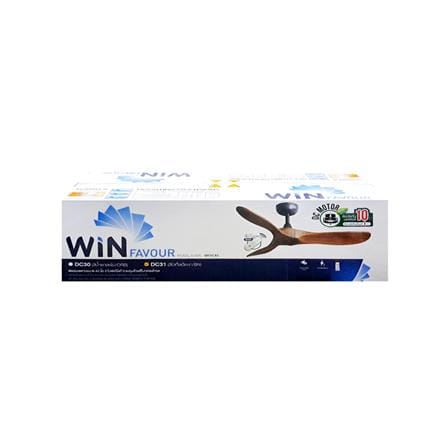 พัดลมไม่มีโคมไฟ WINFAVOUR WFDC42/DC31(BN) 42 นิ้ว สีเงิน/ลายไม้_1