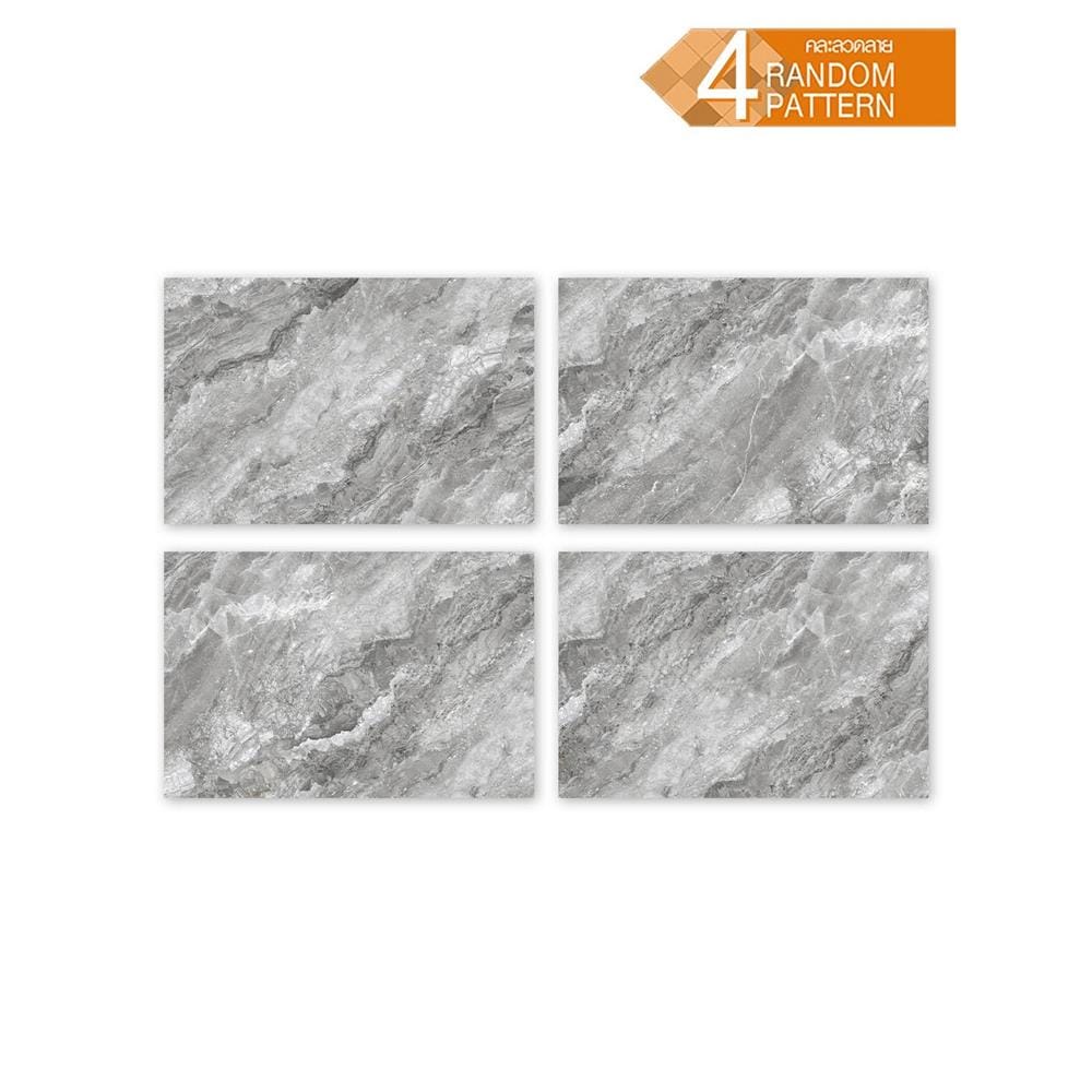 กระเบื้องพื้นพอร์ซเลน 60x90 ซม. TARA โรบิน เทาเข้ม 1.62 ตร.ม.