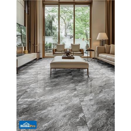 กระเบื้องพื้นพอร์ซเลน 60x90 ซม. TARA โรบิน เทาเข้ม 1.62 ตร.ม._2