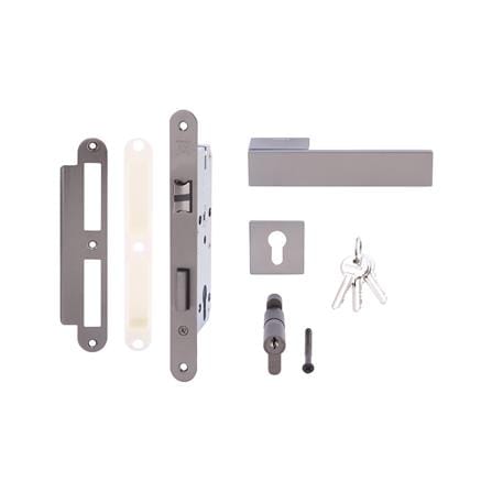 มือจับก้านโยกห้องทั่วไป MORTISE HAFELE 489.11.054 สีนิกเกิลรมดำ_0