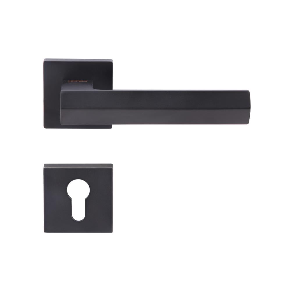 มือจับก้านโยกห้องทั่วไป MORTISE HAFELE 489.11.042 สีดำด้าน