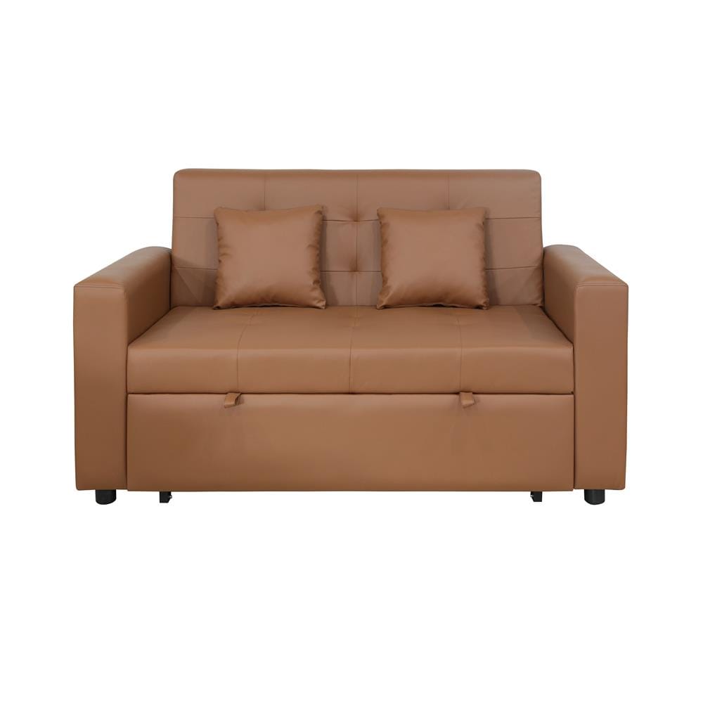 โซฟาเบด FURDINI FINN PVC สีน้ำตาล
