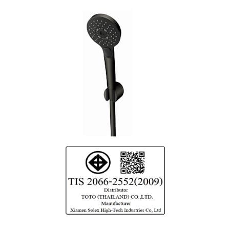 ชุดฝักบัวสายอ่อน 3 ระดับ TOTO TBW01010T-MBL สีดำ_2