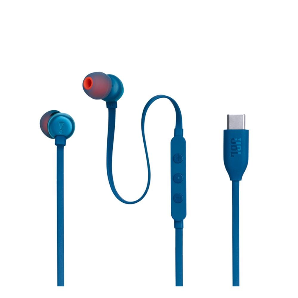 หูฟัง JBL T310 สีน้ำเงิน