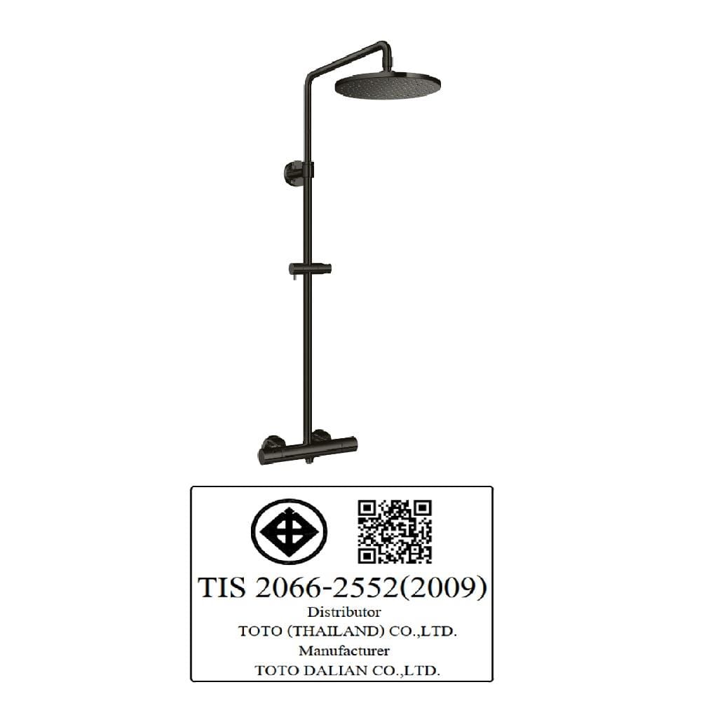 ฝักบัว RAIN SHOWER ผสม TOTO TBW07404T-MBL สีดำ