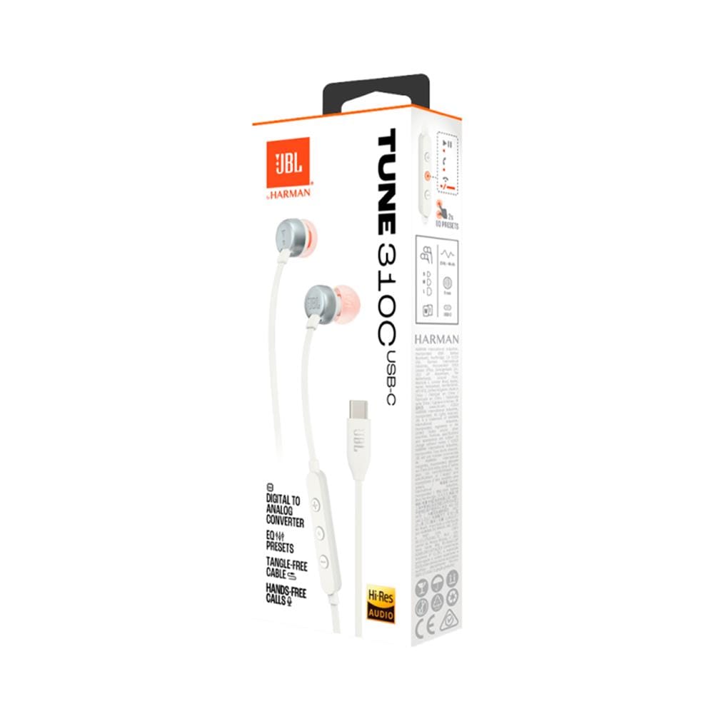 หูฟัง JBL T310 สีขาว