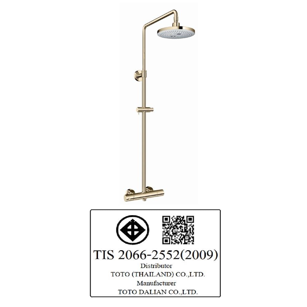 ฝักบัว RAIN SHOWER ผสม TOTO TBW01404TA-PFG สีทอง