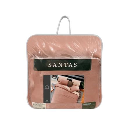 ชุดผ้าปูที่นอน 6 ฟุต 7 ชิ้น SANTAS COTTON USA CASA OR_5