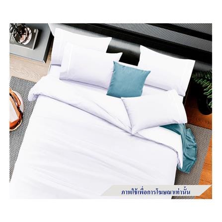 ชุดผ้าปูที่นอน 5 ฟุต 7 ชิ้น SANTAS COTTON USA CASA WH_0
