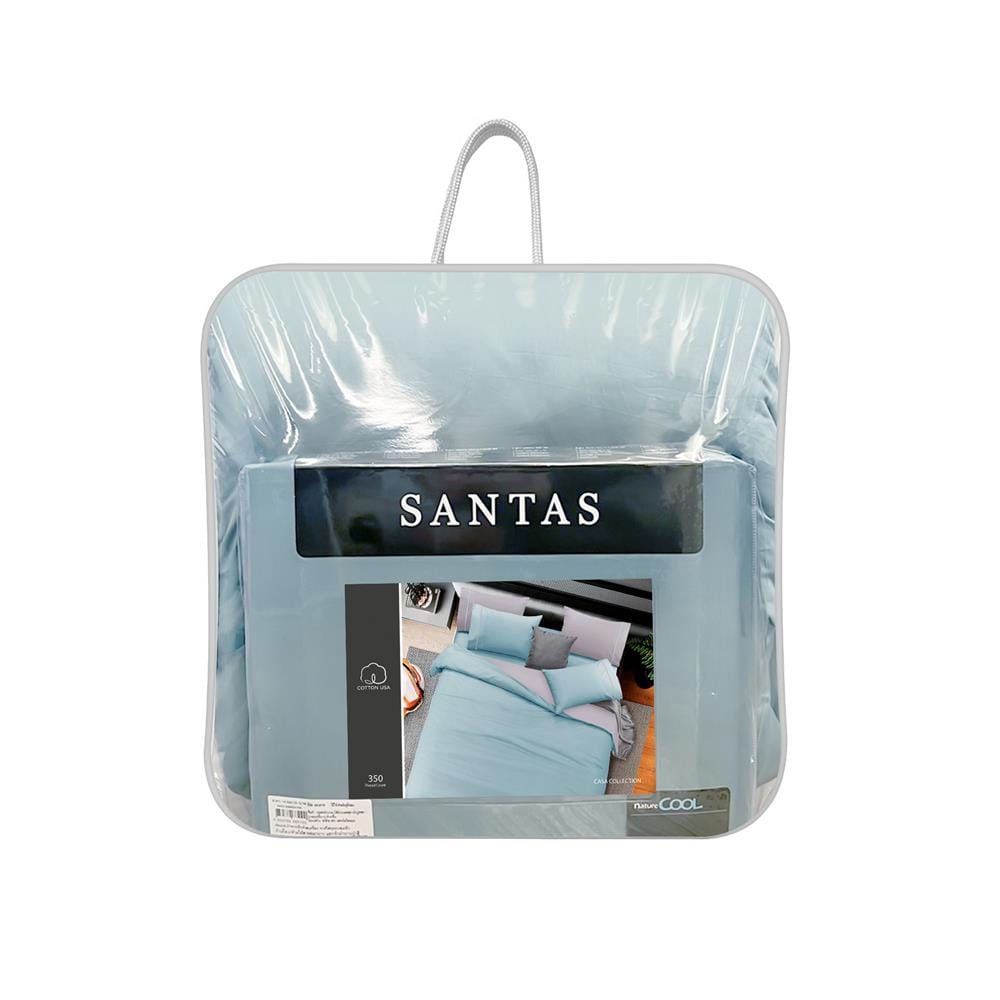 ชุดผ้าปูที่นอน 5 ฟุต 7 ชิ้น SANTAS COTTON USA CASA GN