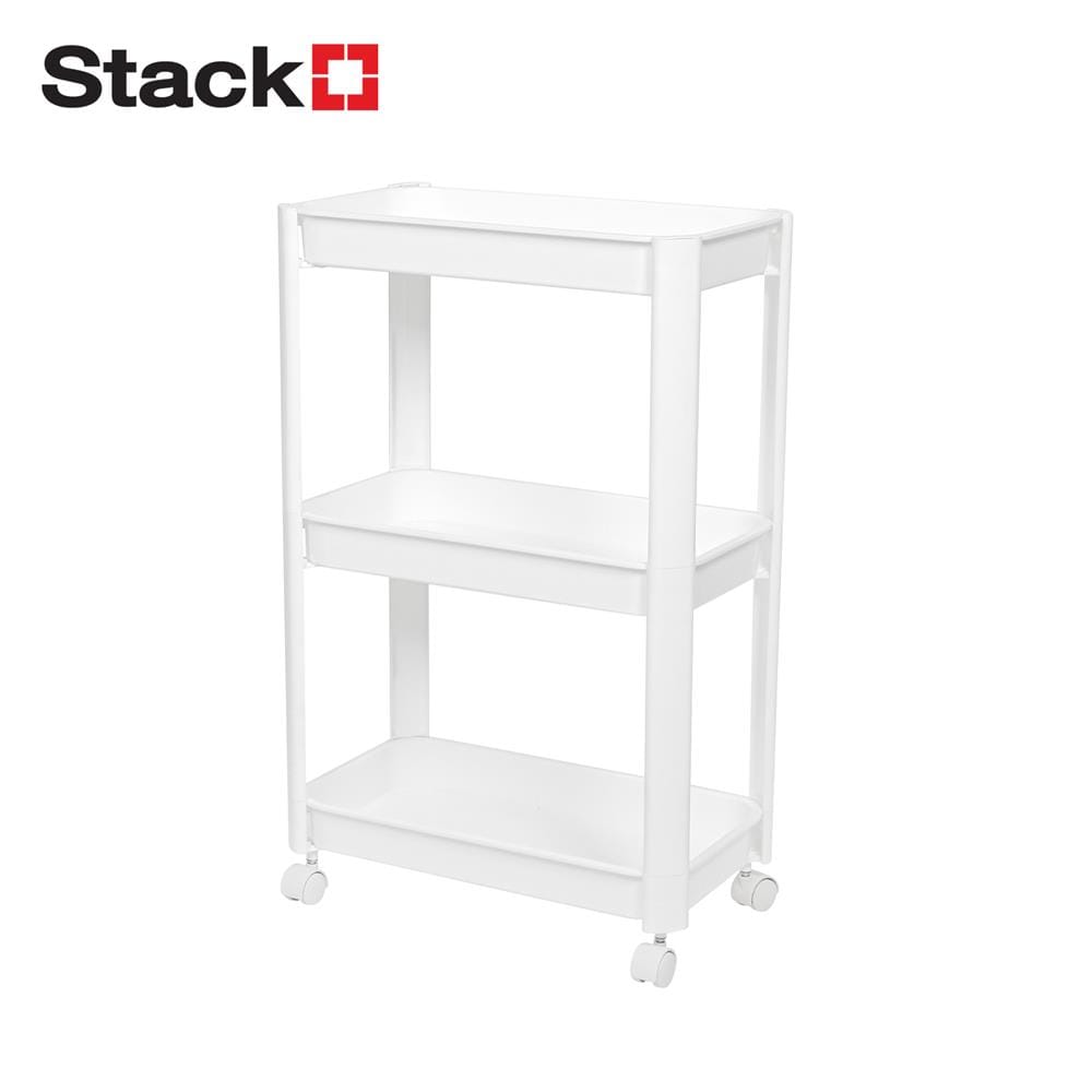 ชั้นวางของ 3 ชั้น STACKO VODA 40X22.5X64 ซม. สีขาว