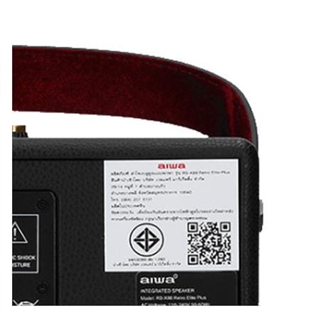 ลำโพงบลูทูธ AIWA RETRO ELITE PLUS RS-X88 สีดำ_6