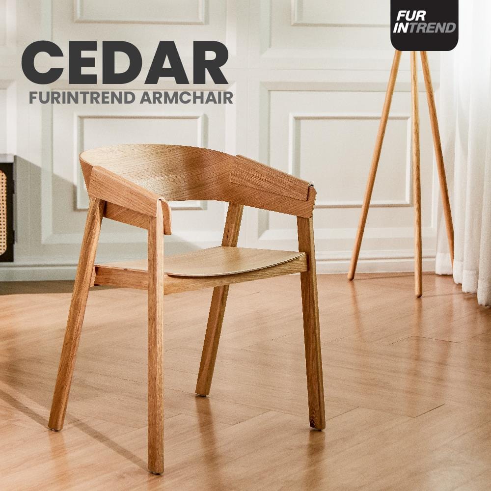 เก้าอี้ห้องอาหาร FURINTREND CEDAR สีน้ำตาล