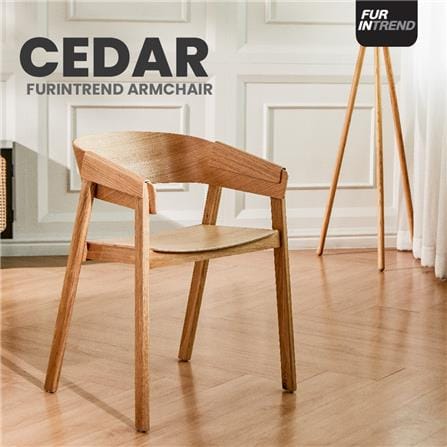 เก้าอี้ห้องอาหาร FURINTREND CEDAR สีน้ำตาล_2