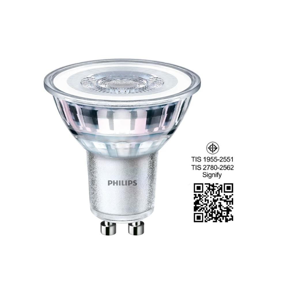 หลอด LED PHILIPS MR16/PAR 4.6 วัตต์ WARM WHITE GU10
