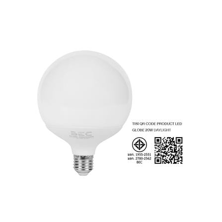 หลอด LED BEC G120 GLOBE 20 วัตต์ DAYLIGHT E27_4