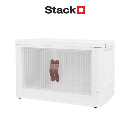 กล่องบานเปิด STACKO CLOUD SIZE S 45x27x27 ซม. สีขาว_1