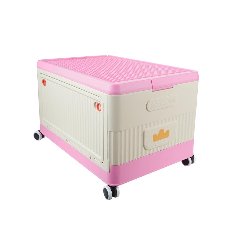 กล่องเก็บของ STACKO KID DUCK SIZE S 43X28X27 ซม. สีชมพู